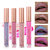 FOCALLURE 6 kleuren metallic mat lip gloss vloeibare diamanten glitter lipsticks cosmetica make-up 