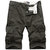 Summer Mens 30-44  Size Multi Pocket Cargo Shorts Fifth Breathable Loose Casual Shorts