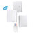 BlitzWolf&reg; BW-SS2 1/2/3 Gang RF433MHz M&oacute;dulo DIY L&acirc;mpada de auto-alimenta&ccedil;&atilde;o Luz LED L&acirc;mpada sem fio Controle Remoto Interruptor de painel de parede