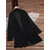 Pure Color Turn-down Collar Long Sleeve Velvet Trench Coats