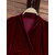 Pure Color Turn-down Collar Long Sleeve Velvet Trench Coats