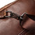 Ekphero&reg; Men Casual Genuine Leather Oil Wax Chest Bag Crossbody Bag