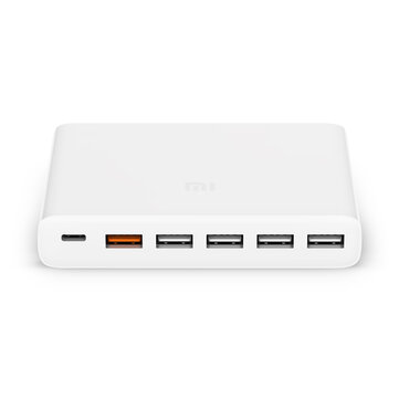Оригинальное зарядное устройство Xiaomi USB-C 60W Тип-С и USB-A 6 портов с двойным QC 3.0 Быстрозарядное устройство