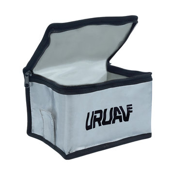 S$12.00 % URUAV UR11 Fireproof Explosionproof LiPo Battery Portable Safety Bag Built-in Charging 14X16X21mm  RC Parts from Toys Hobbies and Robot on banggood.com