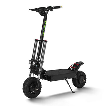 LANGFEITE&nbsp;T8&nbsp;1200Wx2&nbsp;Motor&nbsp;Duplo&nbsp;26Ah 11inch Dobrável Scooter Elétrico Top Velocidade 70 km / h Carregar o plugue dobro do sistema de freio de 150kg EU