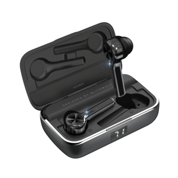 BlitzWolf® BW-FYE6 TWS Fone de ouvido sem fio bluetooth 5.0 Display digital com grafeno Controle digital por toque Type-C Fone de ouvido com chamada bilateral