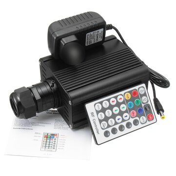 S$110.74 % 16W RGBW Engine Remote LED Fiber Optic Star Ceiling Kit Light Fiber Optic Lamp Light Source Device Equipment Electrical Equipment & Supplies from Tools, Industrial & Scientific on banggood.com