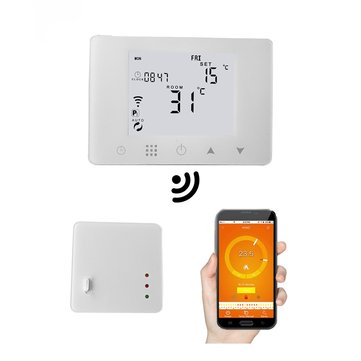 Wifi Rf Wireless Room Elektrische Heizung Thermostat Fernbedienung Thermometer Wochentlich Programmierbar