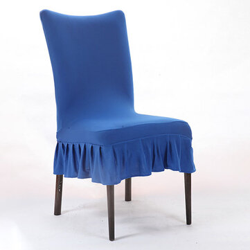 Honana Elegant Pure Color Elastic Stretch Chair Seat Cover Dining