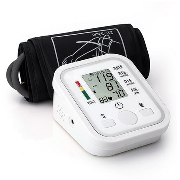 BANGPHY Bovenste Arm Elektronische Digitale Bloeddruk Puls Monitor Draagbare Sphygmomanometer Meter Automatisch