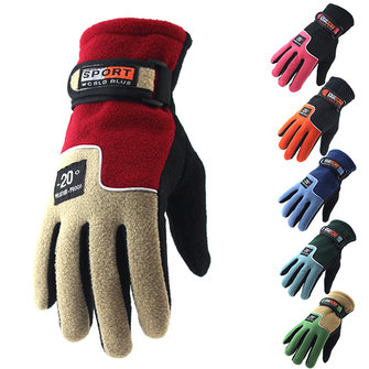 Hommes Femmes Winter Warm Gloves Escalade à l'épreuve de l'extérieur Gants de ski antidérapants anti-retour