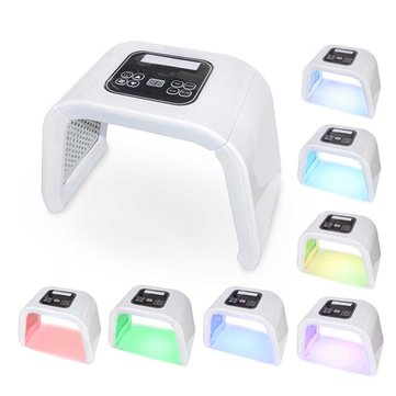 Instrument de beauté de dispositif de soin de peau de visage de 7 couleurs PDT LED