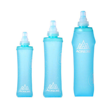 Hot TPU Plastic Water Bag Foldable Folding Flask Squeeze Running Water Bottle US