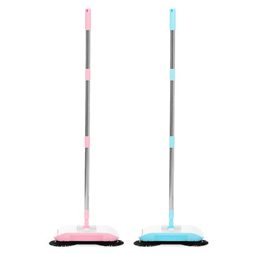 2 In 1 Cordless Hand Push Broom Household Sweeper Broom Mop Floor Dust Cleaner Tool