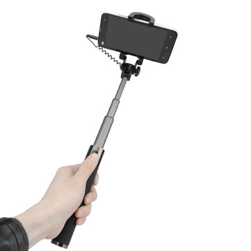 オリジナルHUAWEI Honor 18cm〜66cm 270°回転可能なワイヤー自転車スティックEMUI iOS用Android