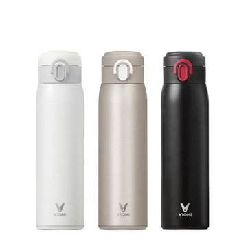 VIOMI&nbsp;460ML&nbsp;Acier&nbsp;Inoxydable&nbsp;Thermose&nbsp;Double Paroi Isolée Vide Bouteille D'eau Tasse À Vide De XIAOMI Youpin 4