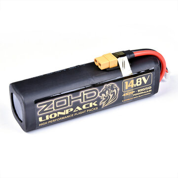 ZOHD LIONPACK 4S2P 18650 14.8V 7000mAh Li-ion Battery Pack for RC Airplane Spare Part RC Drone Accessories