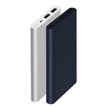 Originale Xiaomi Nuovo 10000mAh Power Bank 2 Caricabatterie Portatile Doppia USB 18W Carica Rapida 3.0 Caricatore per Telefono Cellulare