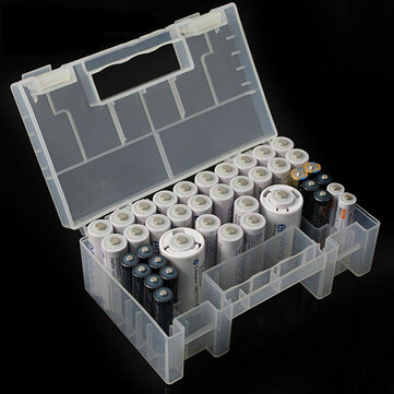 Honana HN-B36 Titular Caixa de Organizador Armazenamento de Pilhas para Pilhas AAA AA 9V Cartão SD Leitura de Cartão