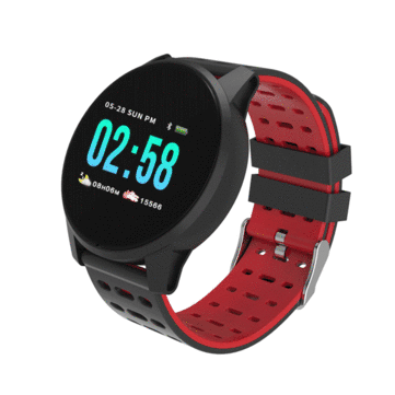 Bakeey KY108 1.3 'HR Presi&oacute;n de ox&iacute;geno en la sangre Sleep Monitor IP67 Long Stangby Multi-Sport Smart Watch
