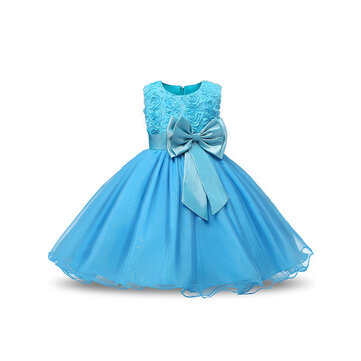 Flower Toddler Girls Kids Wedding Formele prinsessenjurk