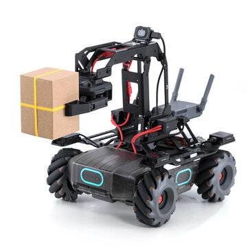 DJI RoboMaster EP STEAM 4WD Brushless AI FPV APP Control Obstacle Avoidance RC Robot Arm Compatible Micro:bit Arduino Raspberry