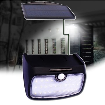 Detachable 28 Led Solar Power Sensor Wall Light Waterproof Outdoor Yard Garden Lamp