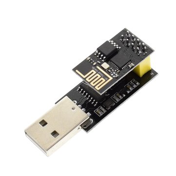 Geekcreit® ESP8266 ESP01 WIFI Módulo Transceptor Sem Fio + USB Para ESP8266 Adaptador Serial WI-FI Placa de Desenvolvimento Sem Fio 