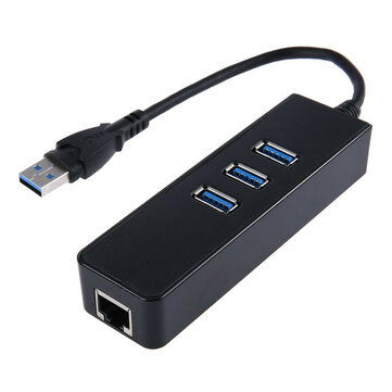 USB 3.0〜3ポートUSB 3.0ハブアダプタ10GBit / sギガビットイーサネットfor PC MACラップトップ不要ドライバ