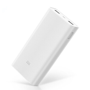 Original Xiaomi 20000mAh Polymer Power Bank 2 Dual USB Ausgang Mit Schnellaufladung  3.0