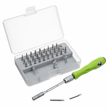 32-In-1 Screwdriver Set Multifunction Computer PC Mobile Phone Magnetic Bits DIY Repair Screw Driver