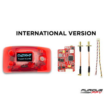 FuriousFPV 2.4Ghz Combo TrueD-X International+VTX Long R ange 2.4G Clarity Redefined FPV Receiver for Fatshark H.DO Dominator V1 V2 V3 FPV Goggles