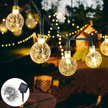 10m 2 Modes 80led Bubble Ball Solar Fairy String Light Outdoor 10m 2 Modes 80led Bubble Ball Solar
