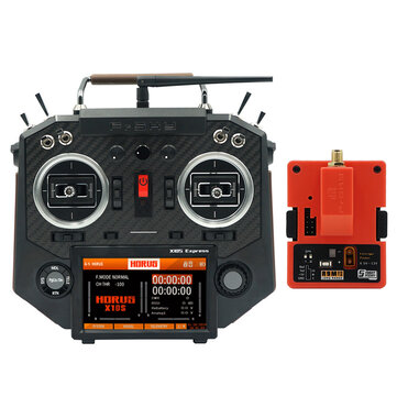 FrSky HORUS X10S Express 24CH ACCESS ACCST D16 Mode2 FCC Version Transmitter with R9M 2019 900MHz Long Range Transmitter Module
