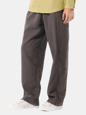 Beiläufige&nbsp;Normallack-Baggy-Hose&nbsp;für&nbsp;Herren