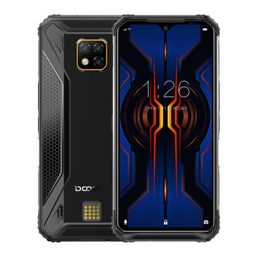 DOOGEE S95 Pro Beaas globais IP68 &Agrave; prova d'&aacute;gua 6,3 polegadas FHD + NFC Android 9.0 5150mAh 48MP AI C&acirc;meras traseiras triplas 8GB RAM 128GB ROM Helio P90 Octa Core 4G Smartphone 