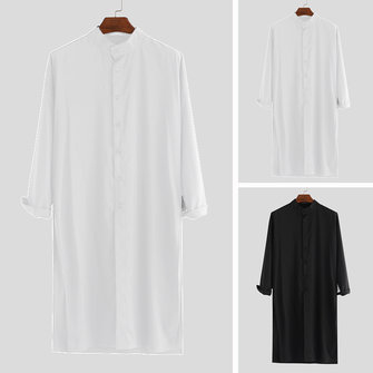 camisa holgada hombre