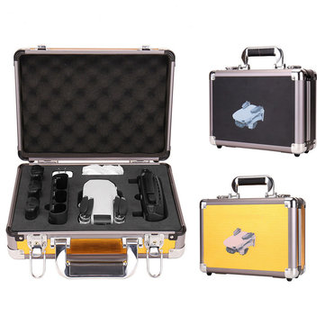 Portable Hard-Shell Aluminum Alloy Suitcase Storage Bag Protective Carrying Box Case for DJI MAVIC Mini Drone