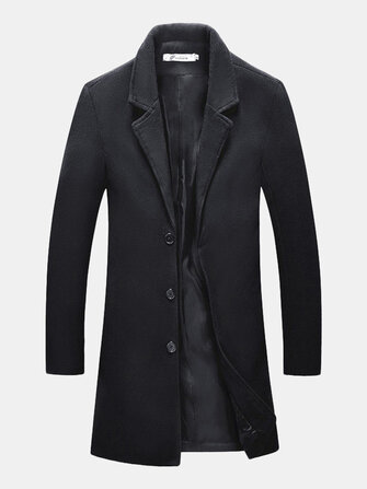 Mid-long Casual Business Trench Jacket
