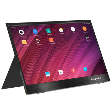 BlitzWolf® BW-PCM3 15,6 polegadas tocável FHD 1080P Type C Monitor de computador portátil Tela de exibição de jogos para smartphone Tablet Laptop Consoles de jogos