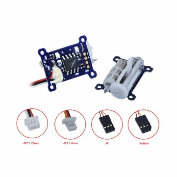 1 Pair AFRC D1015 1.5g Pro Micro Linear Servo With Optional JST/JR/FUTABA Plug For Indoor 3D Small RC Airplane