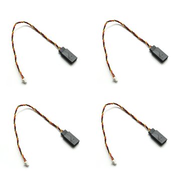 4 PCS RC Servo Wire 15cm 28AWG Ar6400 to Normal Servo Adpater Cable TJC8 2.54mm JST-XH 1.0mm 3P For RC Drone DSMX DSM2 Receiver