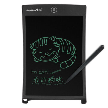 HOWSHOW 8.5 Inch LCD Update Multi function Writing Tablet 3 in 1 Mouse Pad Magnetic Note board Wireless Touch Handwriting Pads