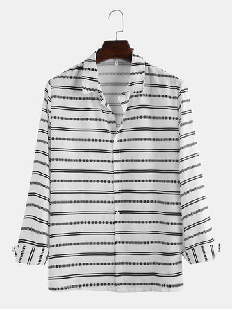 camisa rayas horizontales hombre