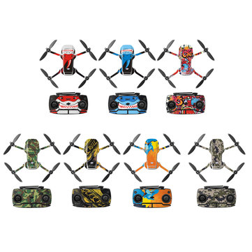 Sunnylife Anti-Scratch Waterproof Body&Remote Control Stickers For DJI Mavic Mini RC Drone Qoadcopter