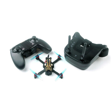 Eachine Novice-II 1-2S 2.5 Inch FPV Racing Drone RTF & Fly more w/ WT8 2.4G Transmitter 5.8Ghz 40CH VR009 Goggles